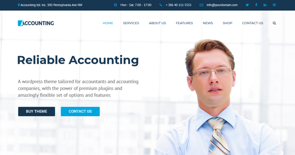 Best Finance, Bank And Accounting WordPress Themes